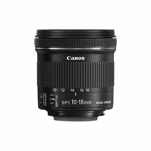 Оборудование Объективы для цифровых зеркальных камер EOS - EF-S 10-18mm f/4.5-5.6 IS STM