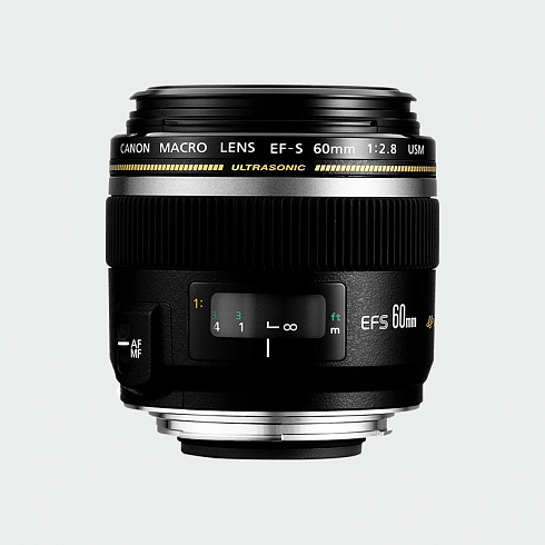Оборудование Объективы для цифровых зеркальных камер EOS - EF-S 60mm f/2.8 Macro USM
